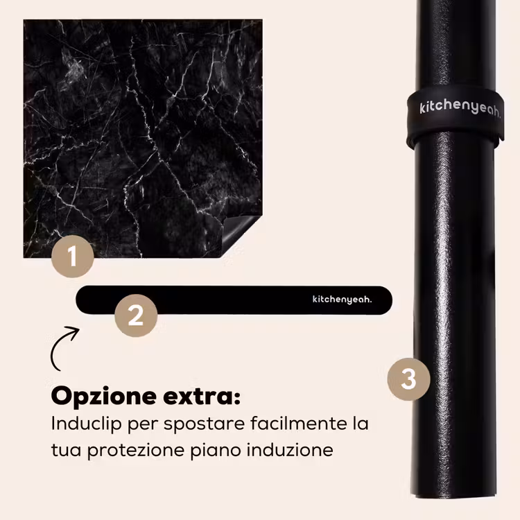 Protezione piano induzione - Cielo notturno di marmo — 8