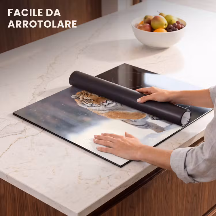 Protezione piano induzione - Cacciatore d'inverno in marcia — 7