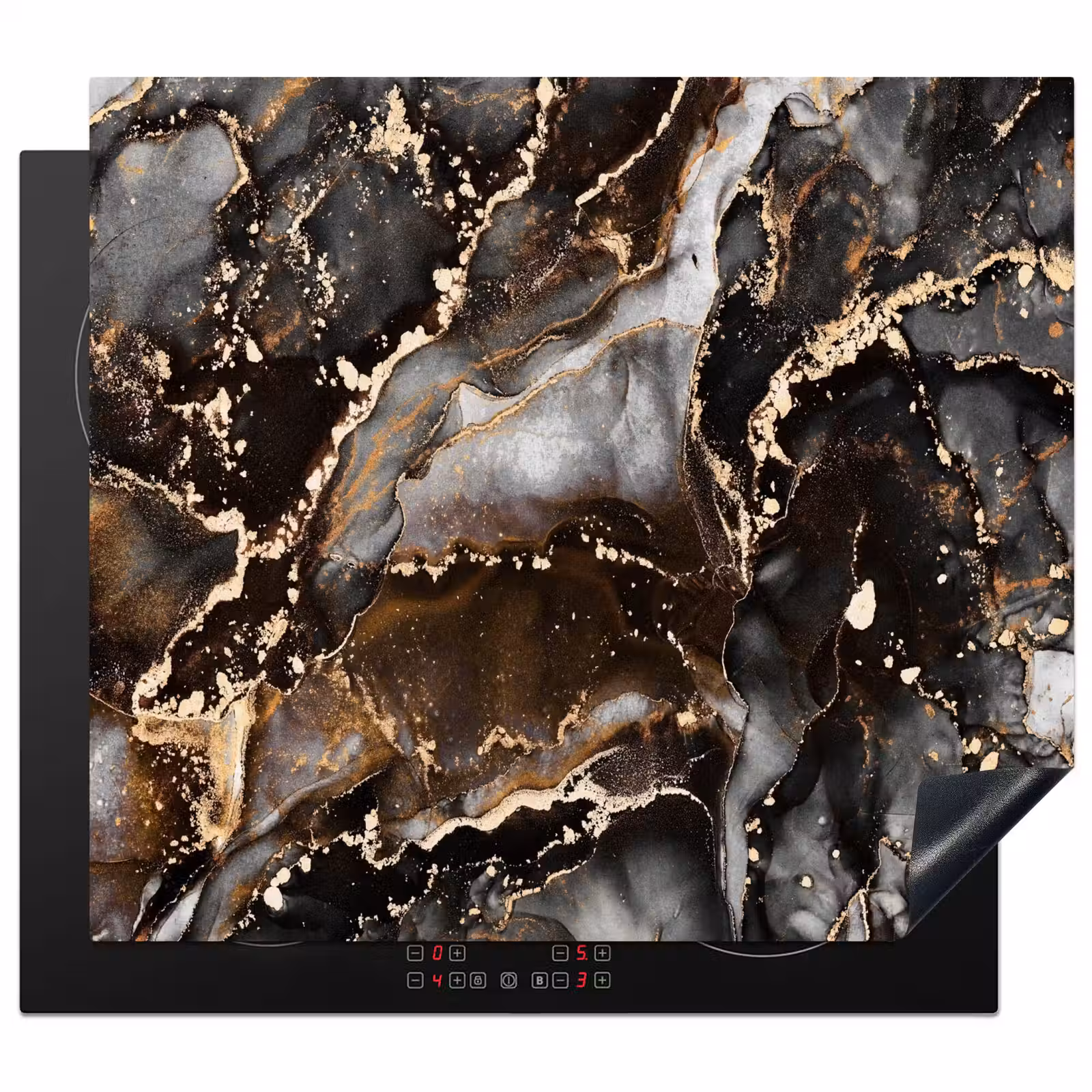 Protezione piano induzione - Lusso terroso in marmo — 1