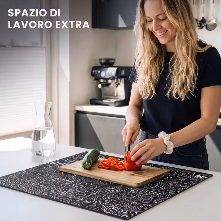 Protezione piano induzione - Bianco e nero — 5