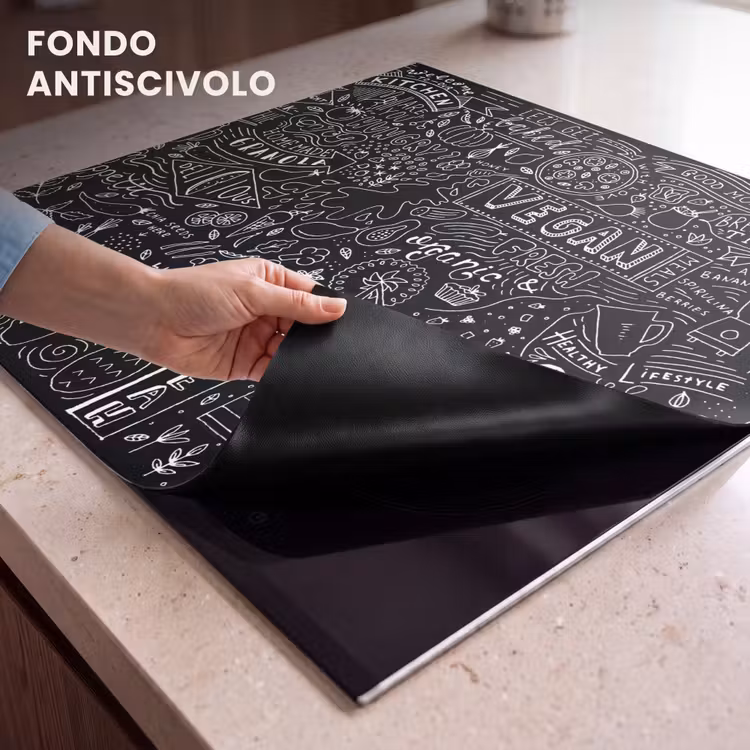 Protezione piano induzione - Bianco e nero — 6