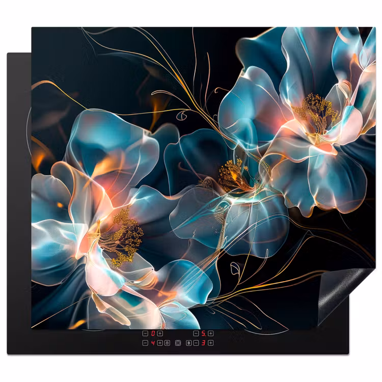 Protezione piano induzione - Flora luminosa nella notte — 1