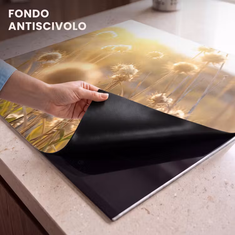 Protezione piano induzione - Fiori di campo illuminati dal sole — 6