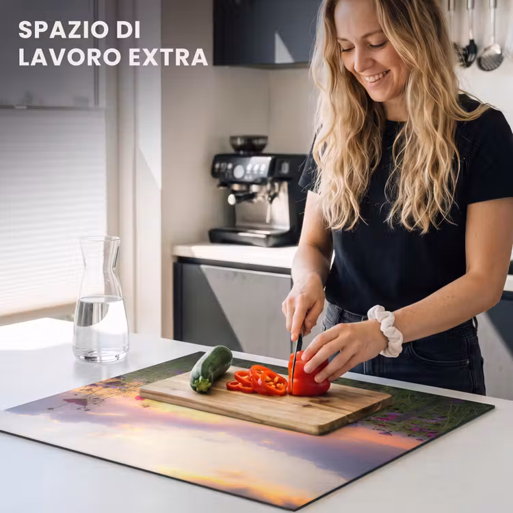 Protezione piano induzione - Cosmo al tramonto — 5