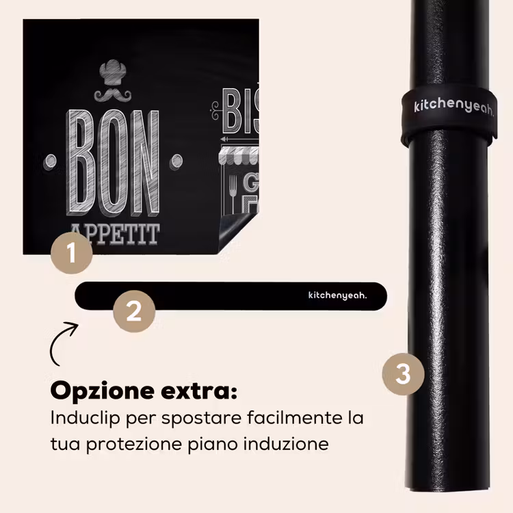 Protezione piano induzione - Lavagna nera del Bistro — 8