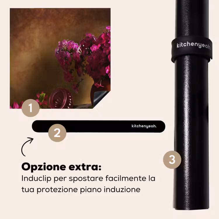 Protezione piano induzione - Bouquet di abbondanza — 8