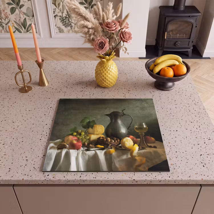 Protezione piano induzione - Natura morta con formaggio e frutta — 3