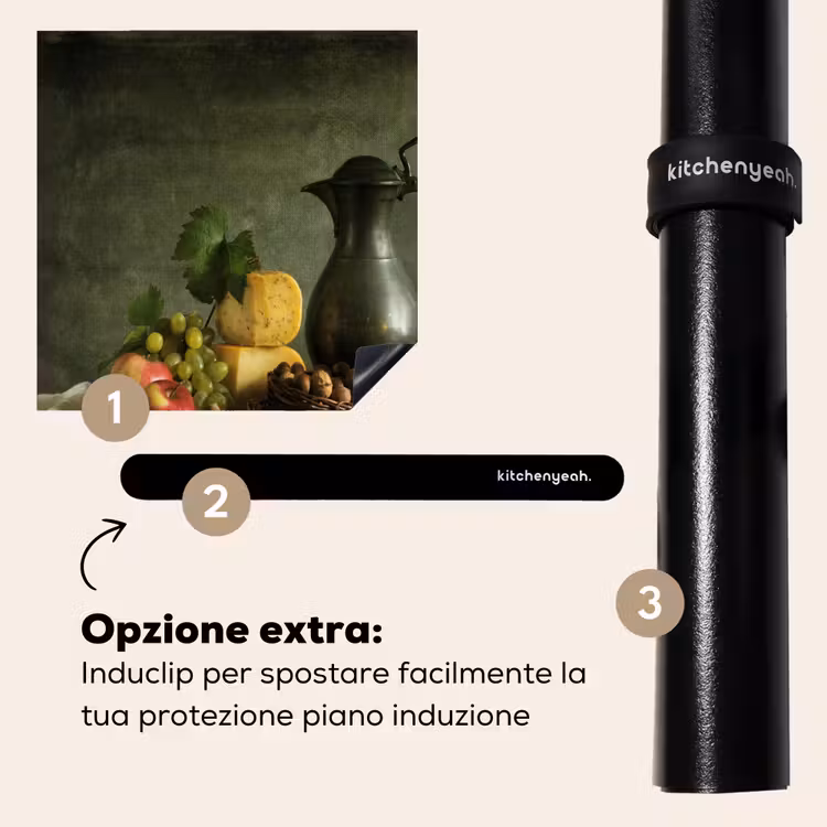 Protezione piano induzione - Natura morta con formaggio e frutta — 8