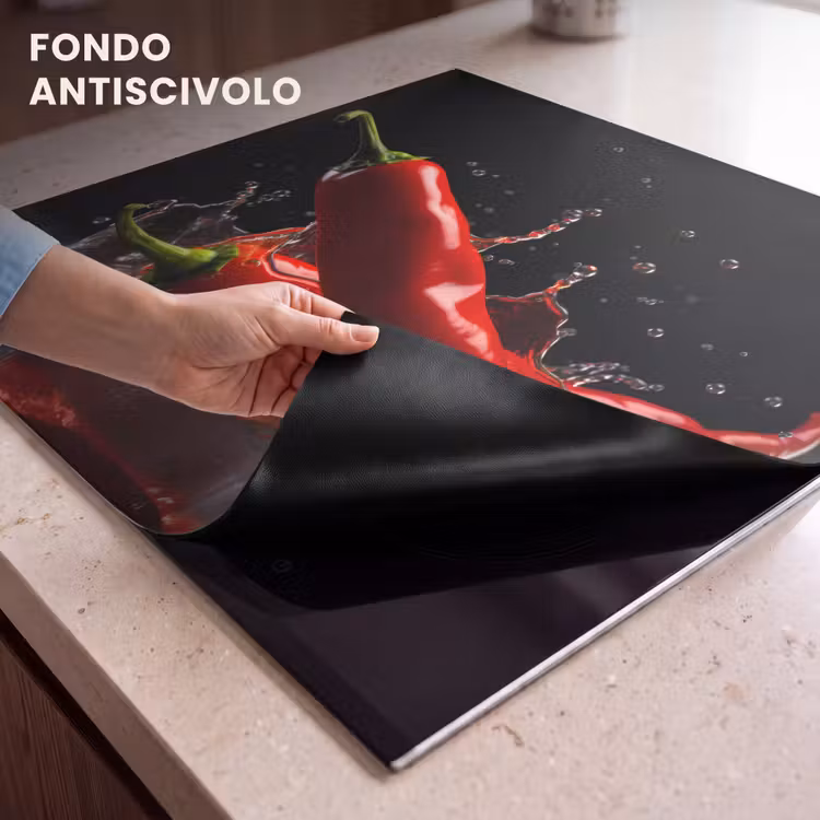 Protezione piano induzione - Pepe - Rosso - Nero - Acqua - Vegetale — 6
