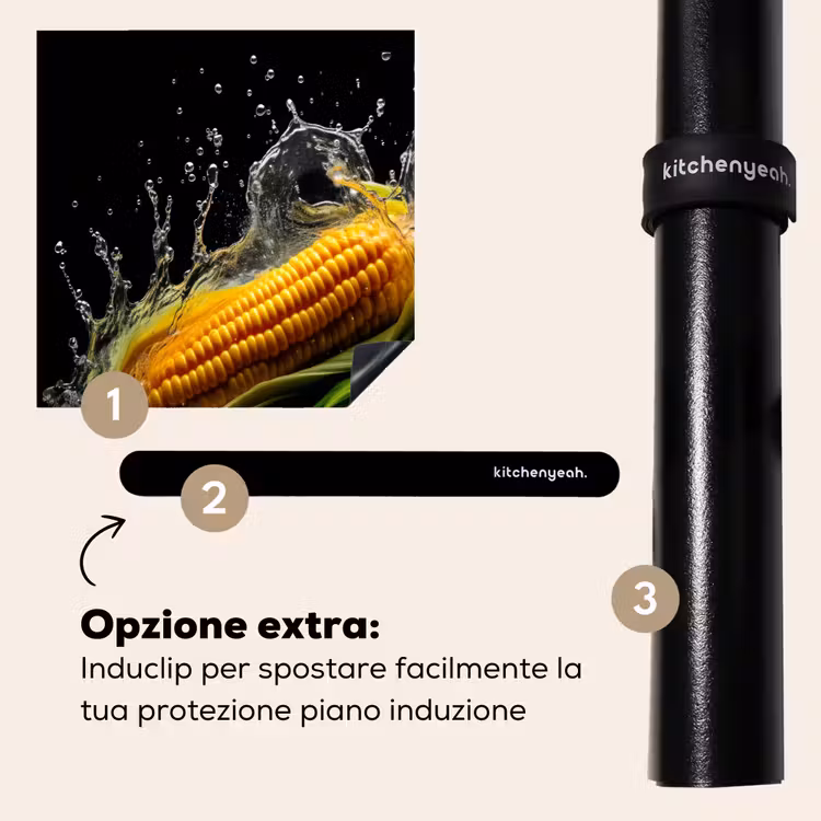Protezione piano induzione - Mais - Ortaggi - Piante - Nero - Acqua — 8