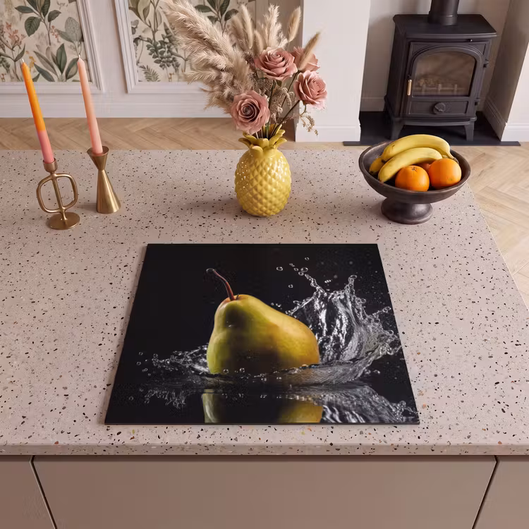 Protezione piano induzione - Pera - Frutta - Acqua - Nero — 3