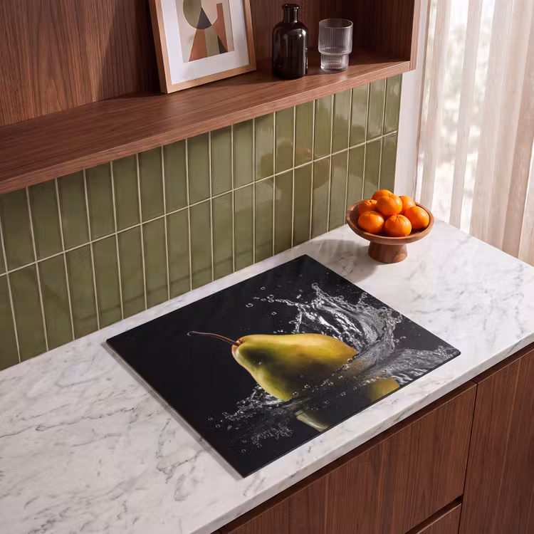 Protezione piano induzione - Pera - Frutta - Acqua - Nero — 4
