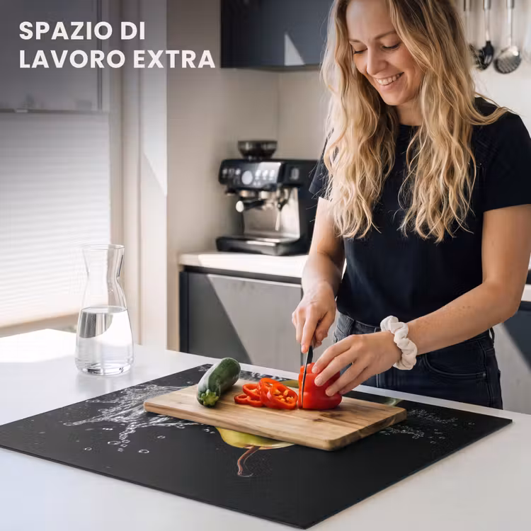Protezione piano induzione - Pera - Frutta - Acqua - Nero — 5