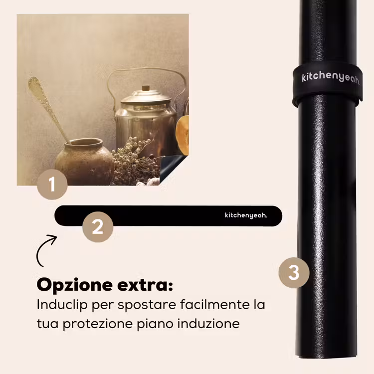 Protezione piano induzione - Natura morta in cucina con zucca — 8