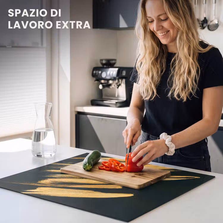 Protezione piano induzione - Colpi d'oro: Pennello ed eleganza — 5