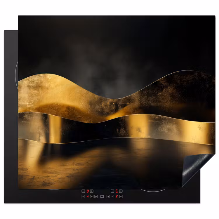 Protezione piano induzione - Onde d'oro e d'ombra — 1