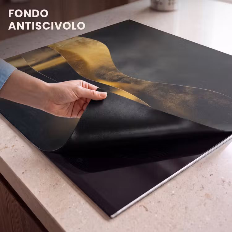 Protezione piano induzione - Onde d'oro e d'ombra — 6