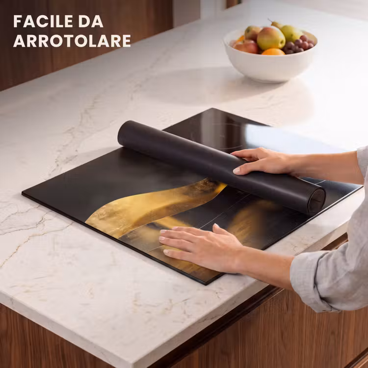 Protezione piano induzione - Onde d'oro e d'ombra — 7