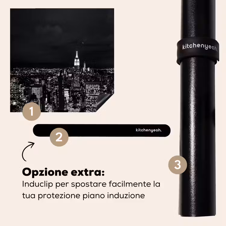 Protezione piano induzione - Metropoli di notte — 8