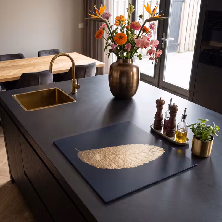 Protezione piano induzione - Eleganza in oro — 2
