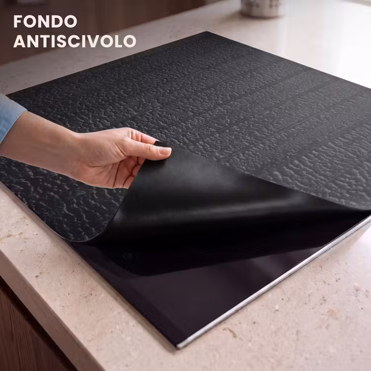 Protezione piano induzione - Legno nero invecchiato — 6