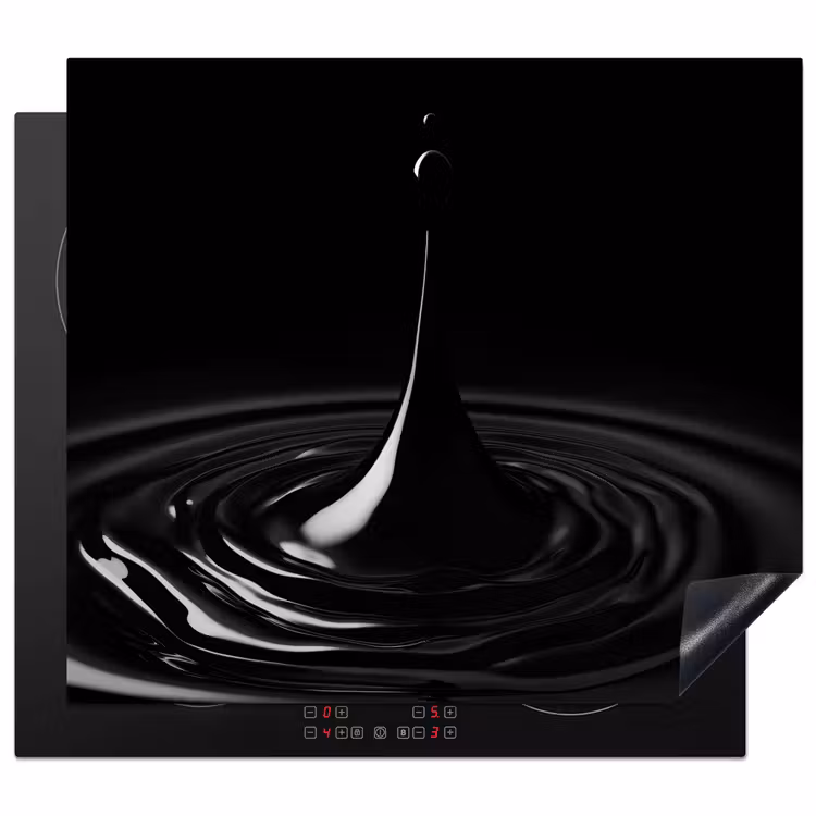 Protezione piano induzione - Nero - Acqua - Goccia — 1