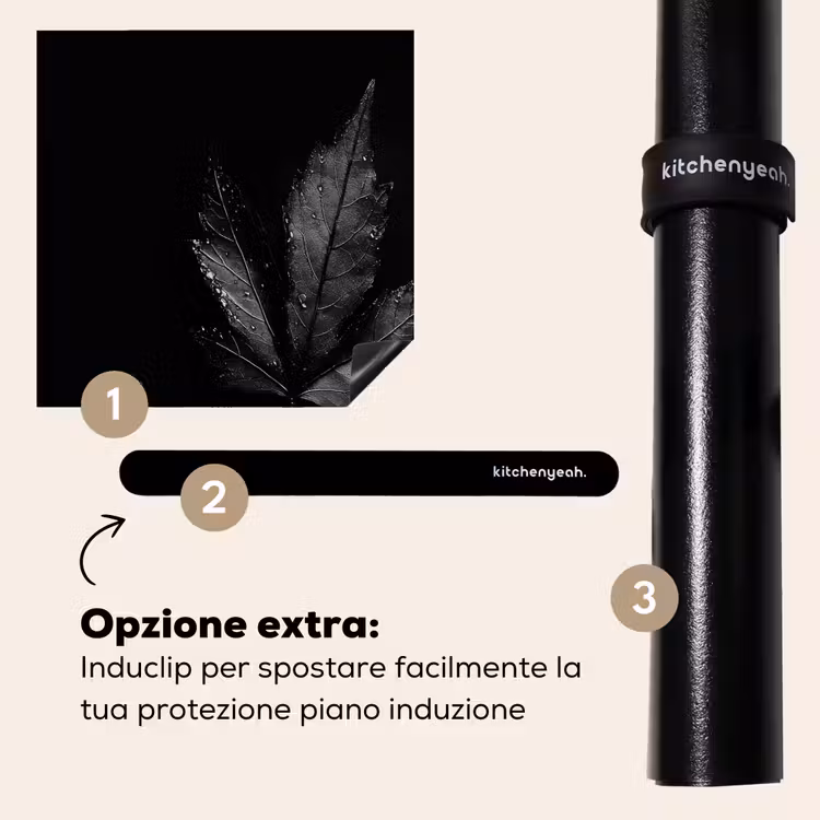 Protezione piano induzione - Nero - Lama — 8