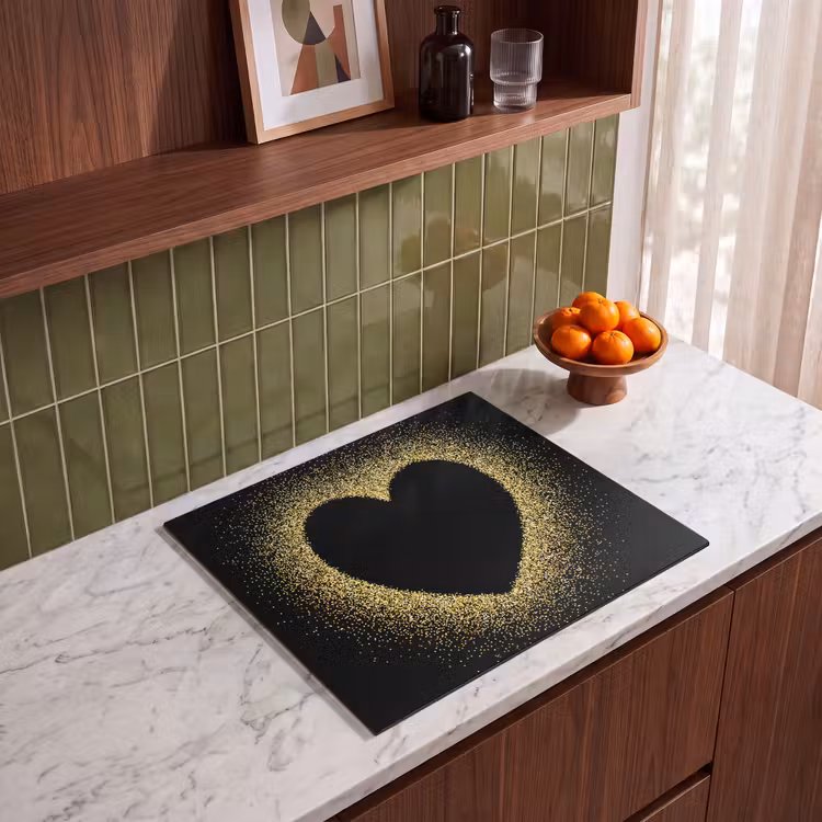 Protezione piano induzione - Cuore di polvere d'oro — 4