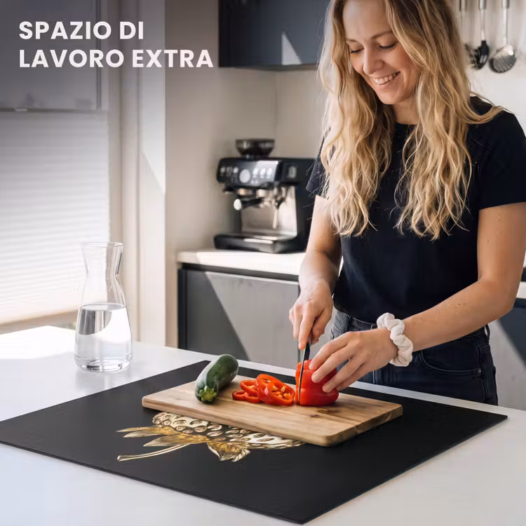 Protezione piano induzione - Fragola - Oro - Nero - Cromo — 5