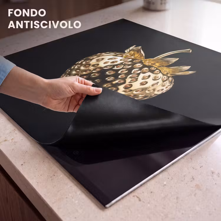 Protezione piano induzione - Fragola - Oro - Nero - Cromo — 6