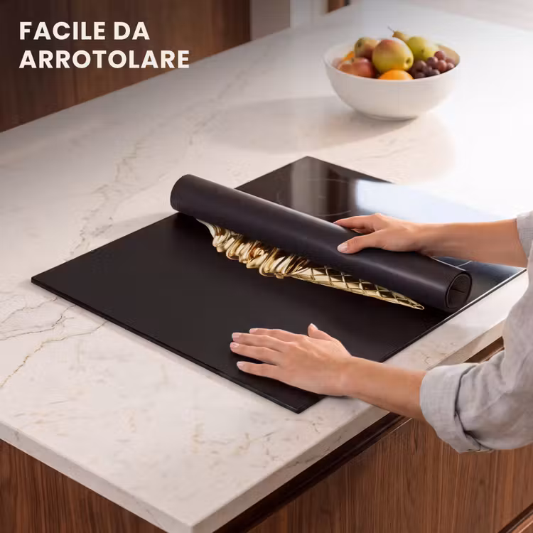 Protezione piano induzione - Gelato - Oro - Nero - Cibo — 7