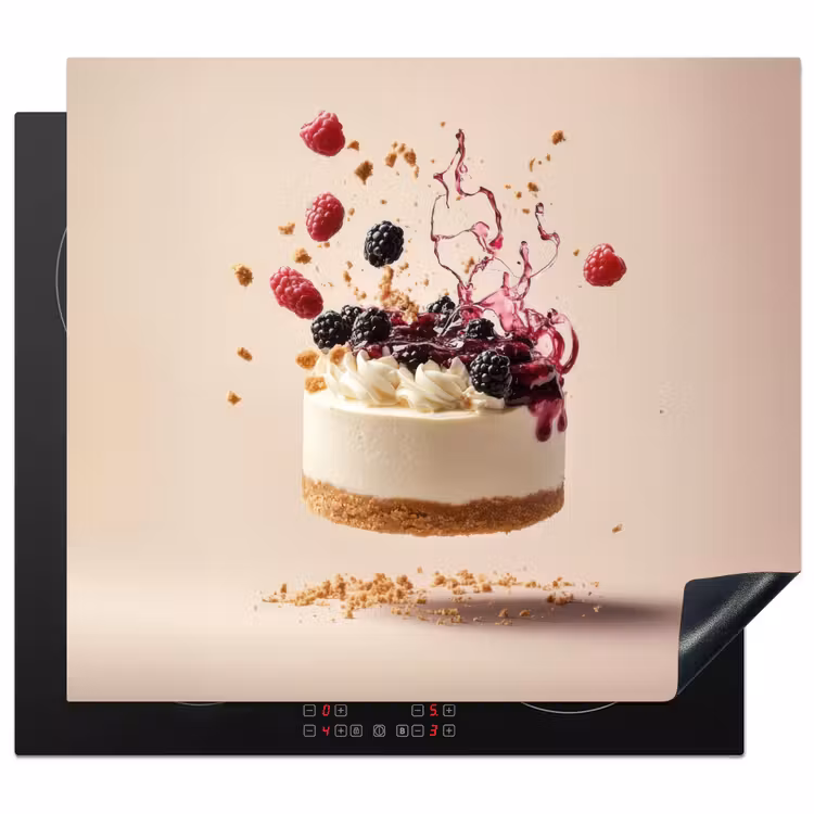 Protezione piano induzione - Cheesecake - Cibo - Rosa - Torta — 1