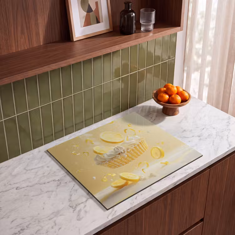 Protezione piano induzione - Limone - Torta - Cibo - Giallo — 4
