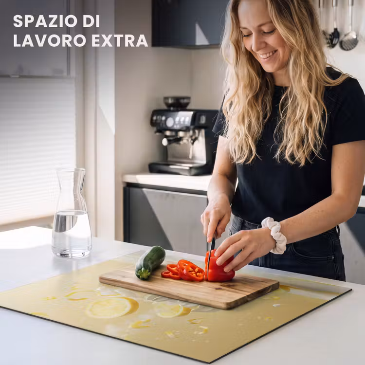 Protezione piano induzione - Limone - Torta - Cibo - Giallo — 5