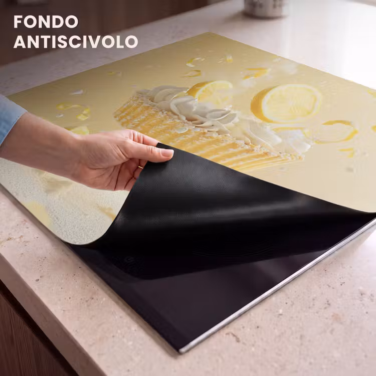 Protezione piano induzione - Limone - Torta - Cibo - Giallo — 6