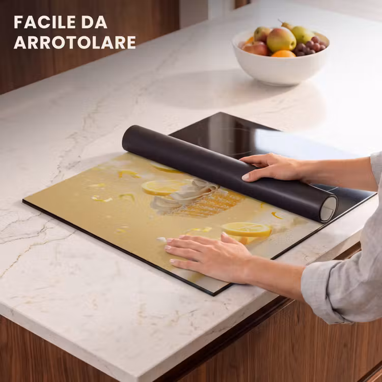 Protezione piano induzione - Limone - Torta - Cibo - Giallo — 7