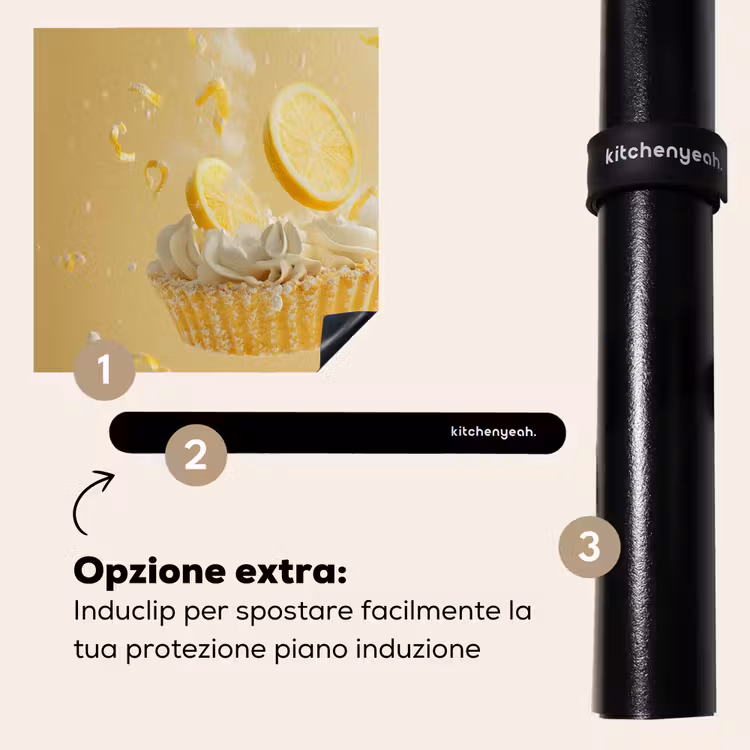Protezione piano induzione - Limone - Torta - Cibo - Giallo — 8