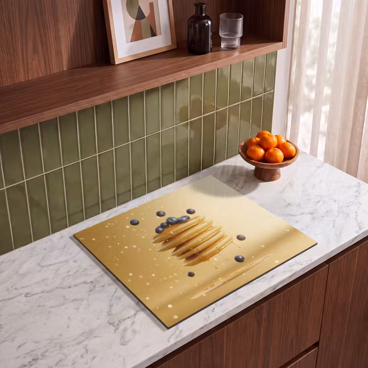 Protezione piano induzione - Pancake - Cibo - Miele - Giallo — 4