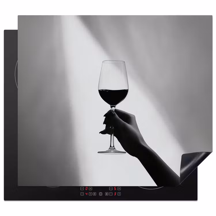 Protezione piano induzione - Luce - Vino - Rosso - Bicchiere — 1