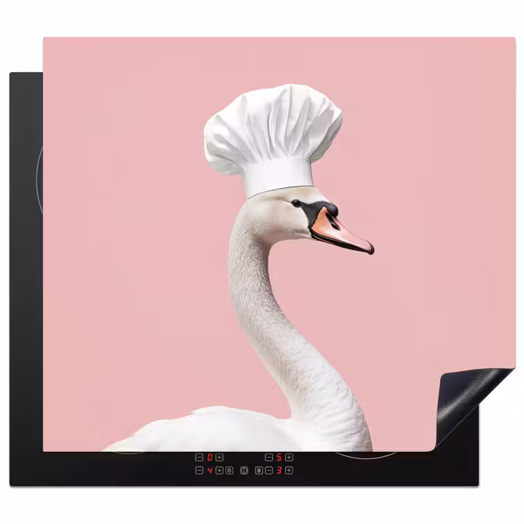 Protezione piano induzione - Cigno - Cappello da cuoco - Bello - Classico — 1
