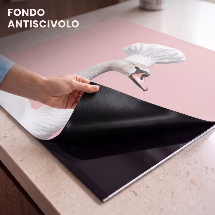 Protezione piano induzione - Cigno - Cappello da cuoco - Bello - Classico — 6