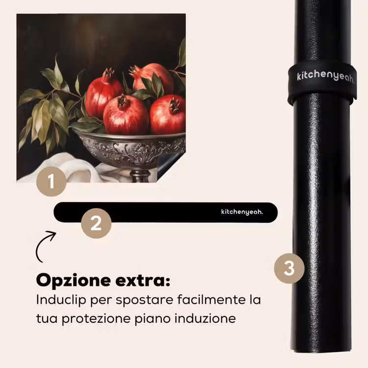 Protezione piano induzione - Melograni - Classico - Vintage — 8