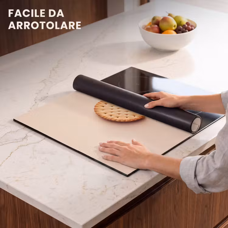 Protezione piano induzione - Biscotto - Briciole - beige — 7
