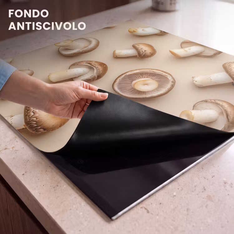 Protezione piano induzione - Funghi di castagno - Beige — 6