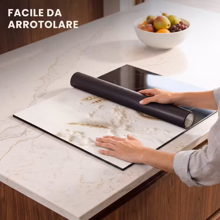 Protezione piano induzione - Fiore - Legno - Grano — 7