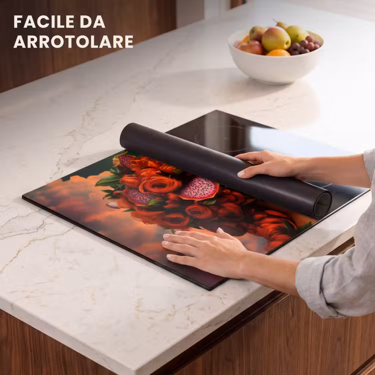 Protezione piano induzione - Donna - Bevande alla frutta - Rose — 7