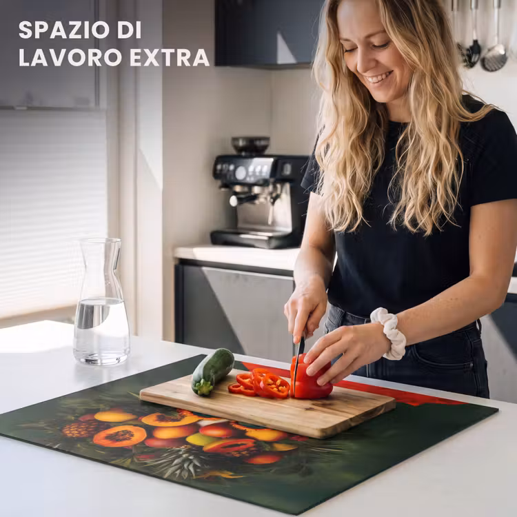 Protezione piano induzione - Donna - Frutta - Papaya - Ananas — 5