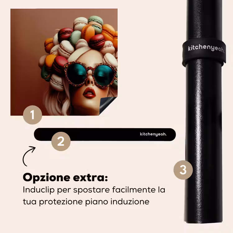 Protezione piano induzione - Donna - Macaron - Occhiali — 8