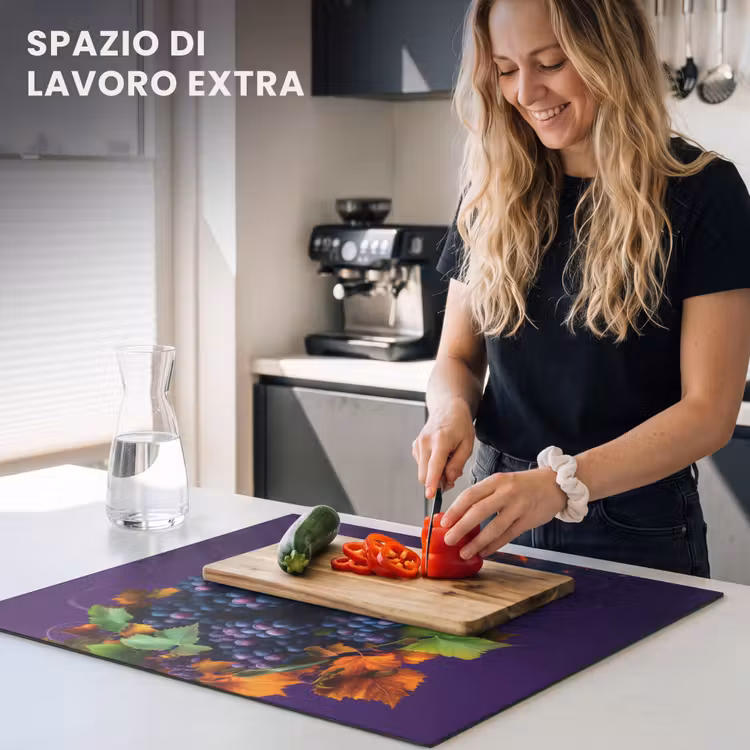 Protezione piano induzione - Donna - Viola - Uva — 5