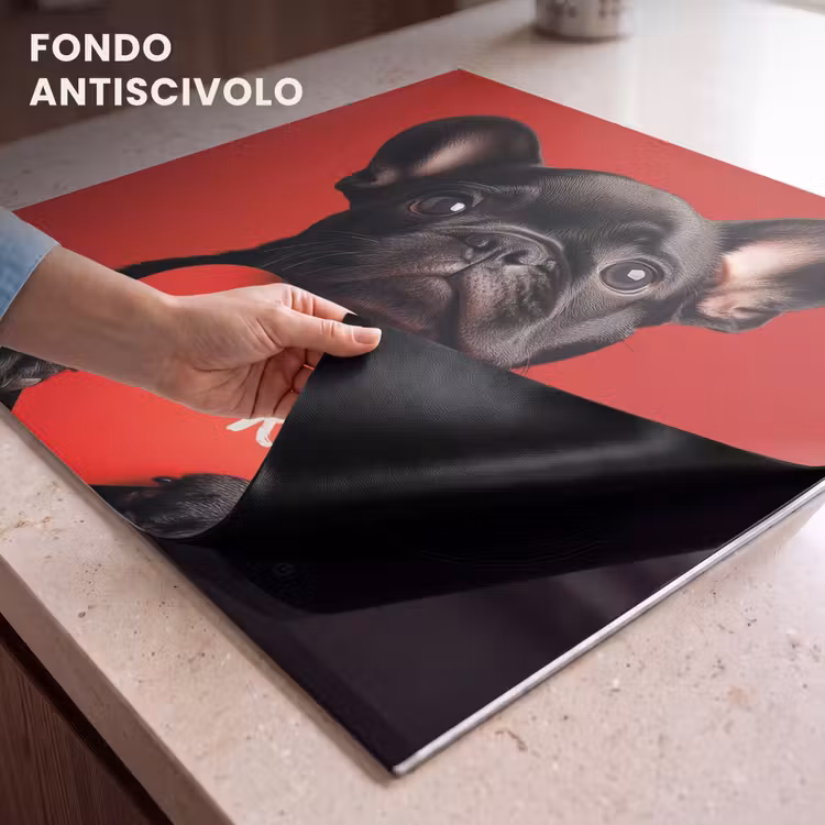 Protezione piano induzione - Amor - Cane - Cuore - Rosso — 6